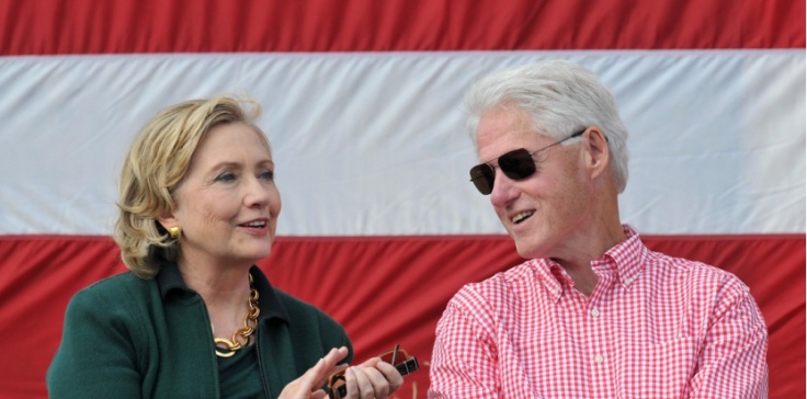 Hillary Clinton Attends Annual Tom Harkin Steak Fry In Iowa